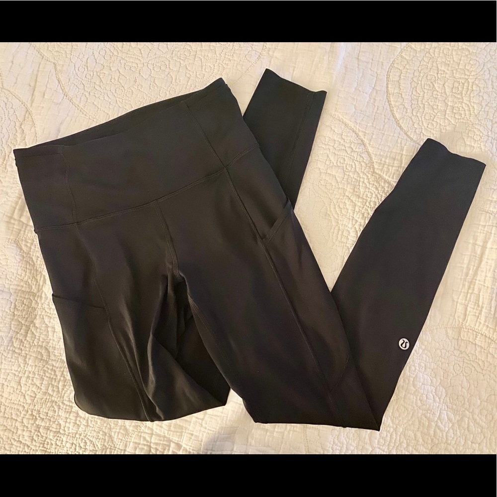 Lululemon fast n free 25” black